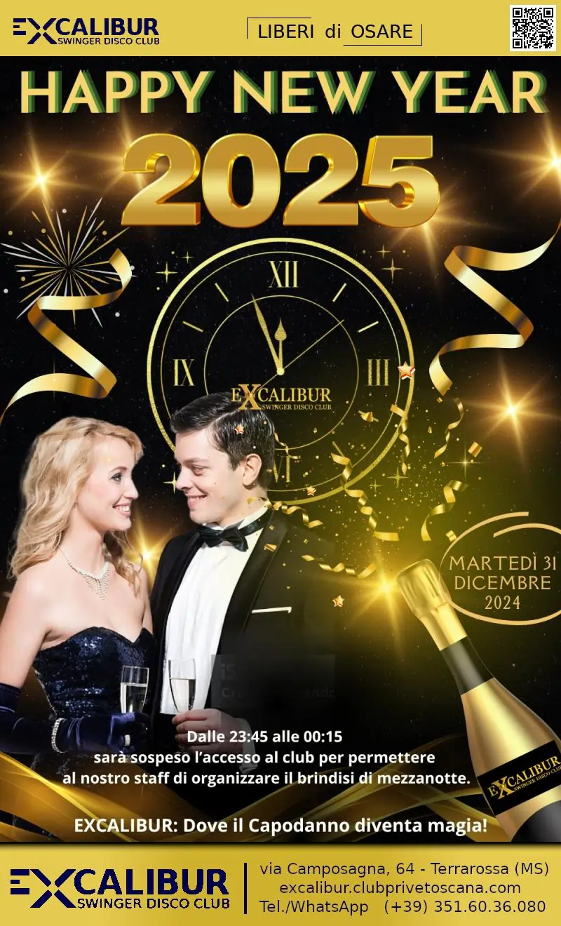 Swinger club prive evento Happy New Year 2025